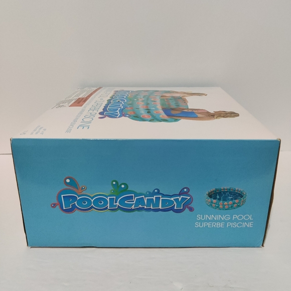 PoolCandy Inflatable Grapefruit Sunning Pool New In The Box - Picture 4 of 6